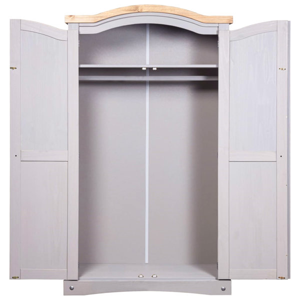 Ophelia & Co. Wardrobe Mexican Pine Corona Range 2 Doors Wayfair.co.uk
